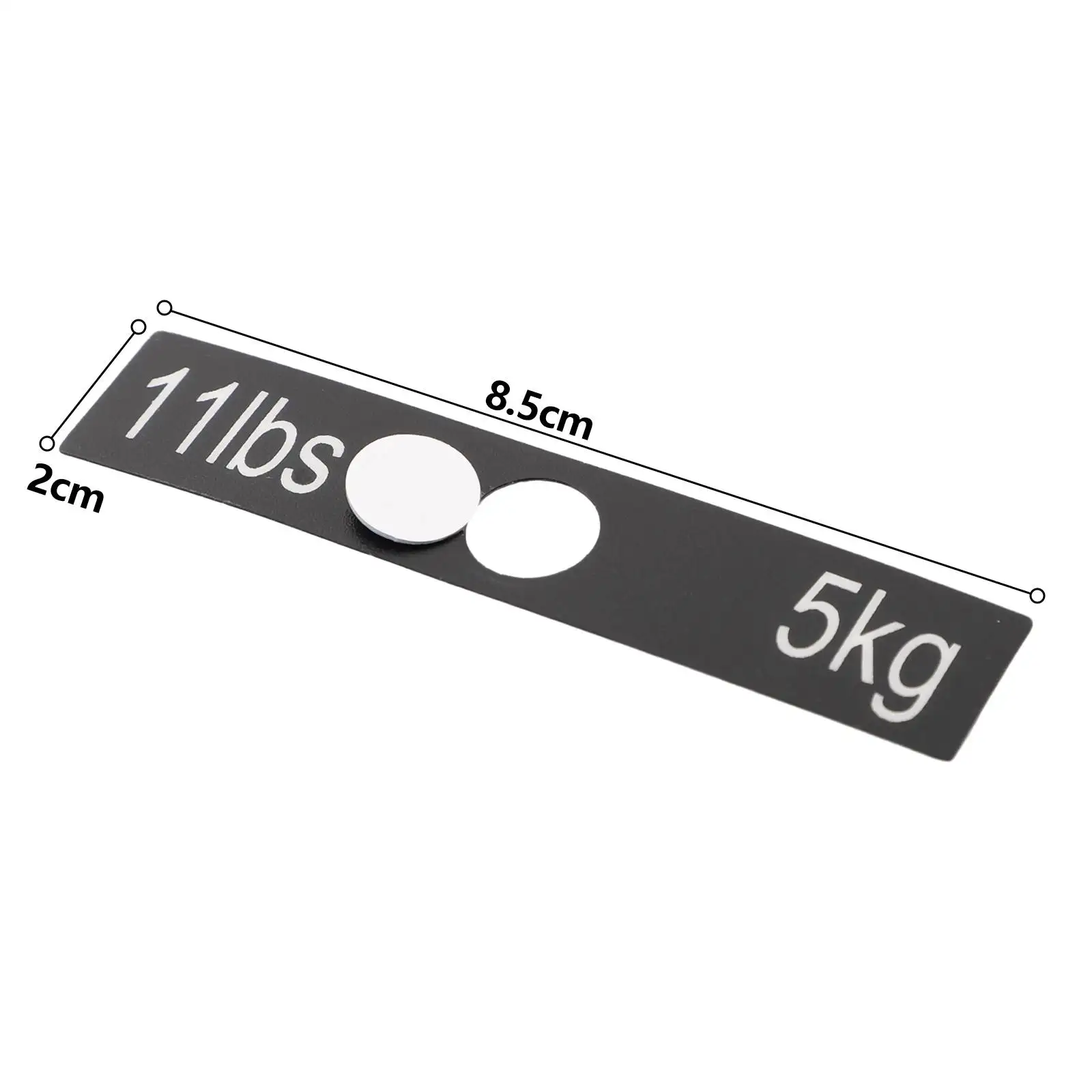 Reliable Gym Weight Sticker Labels Improve Organization and Safety in Your Workout Space Suitable for Various Power Equipment