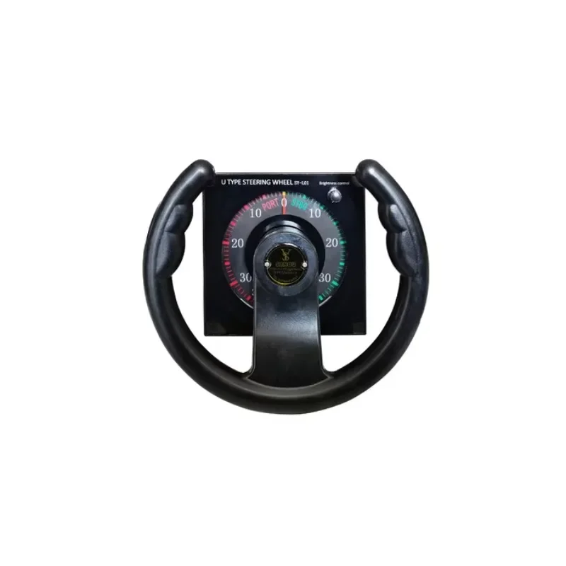 SZGCC Marine SY-L01 U-shaped Follow-up Steering Aluminum Wheel for Ship Boat