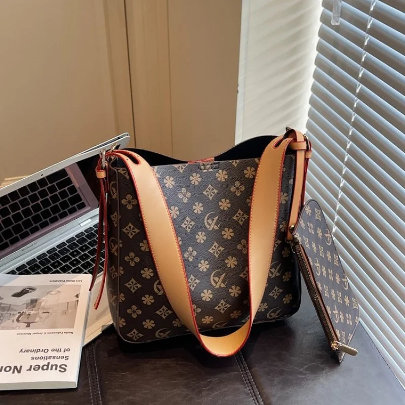 

Женские ручные сумки из натуральной кожи с принтом, стрибающие, Париж, знаменитый винтаж, аккуратный просторный повседневный вид ​