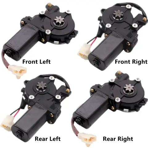 Peças de motores de janela, regulador de janela elétrica, motor de janela levantador para toyota land cruiser lc80 4500 fzj 80 1991-1997