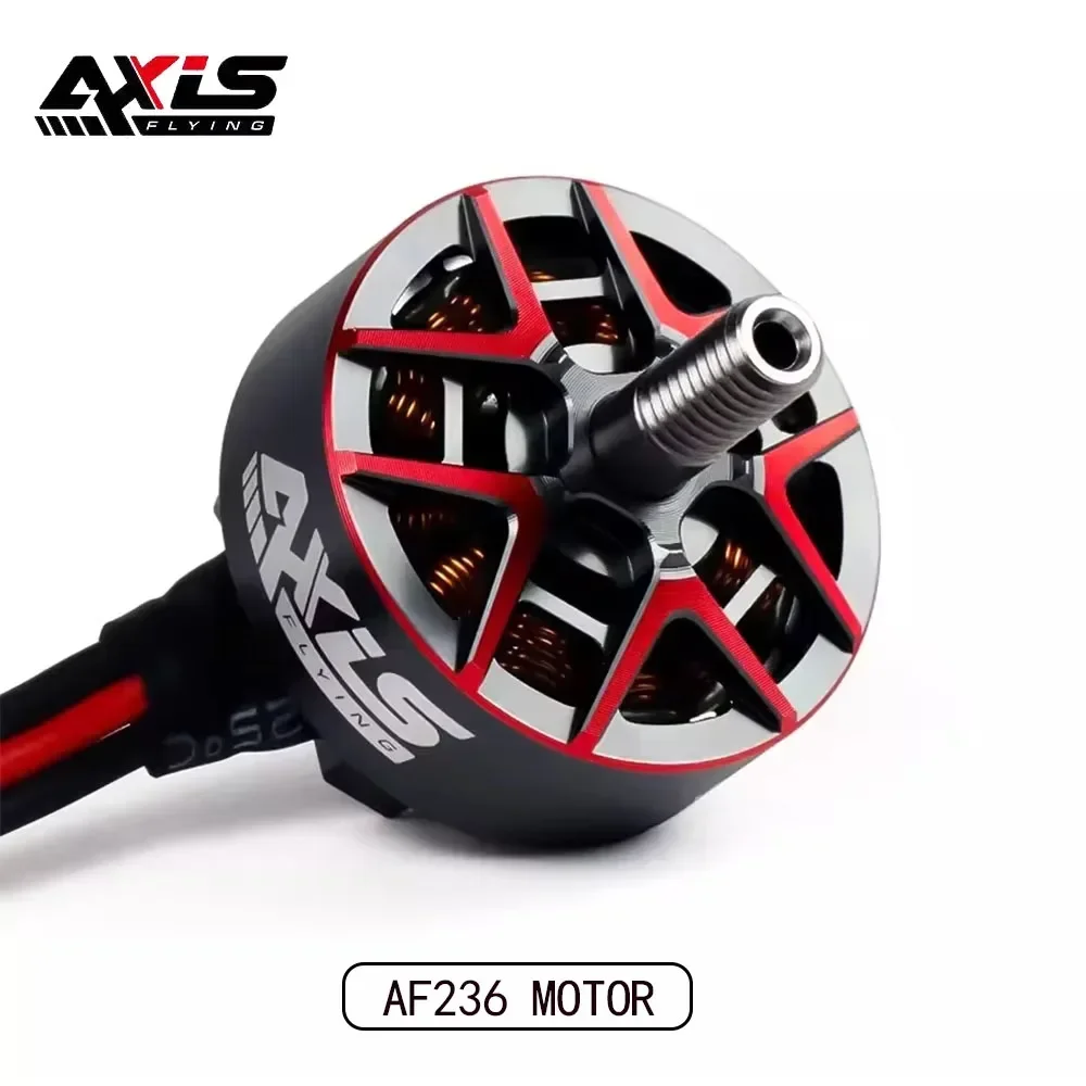 Axisflying AF236 2100KV 6S Motor sin escobillas para Dron FPV de 5-6 ", alto par, estilo libre de carreras, bajo ruido, larga vida útil