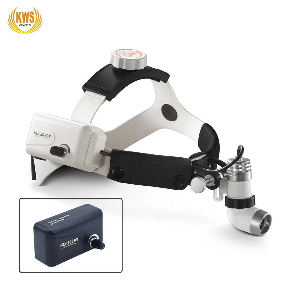 LED surgical headlight dual battery long standby doctor special oral facial surgery highlight headlight