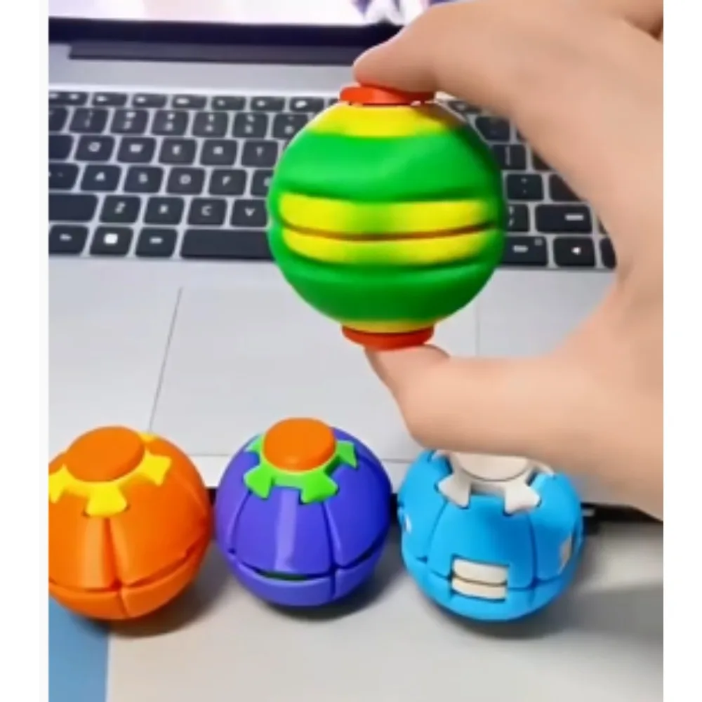 Press and rotate decompression ball rotating ball finger spinner fun decompression fingertip spinner educational toy 3D printing