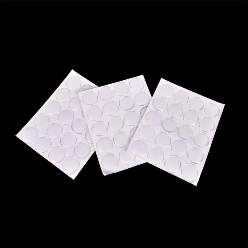 100 Pcs 25MM Round  Crafting DIY 3D Crystal Clear Epoxy Adhesive Circles Bottle Cap Stickers Resin Patch Dots For Bottle Caps