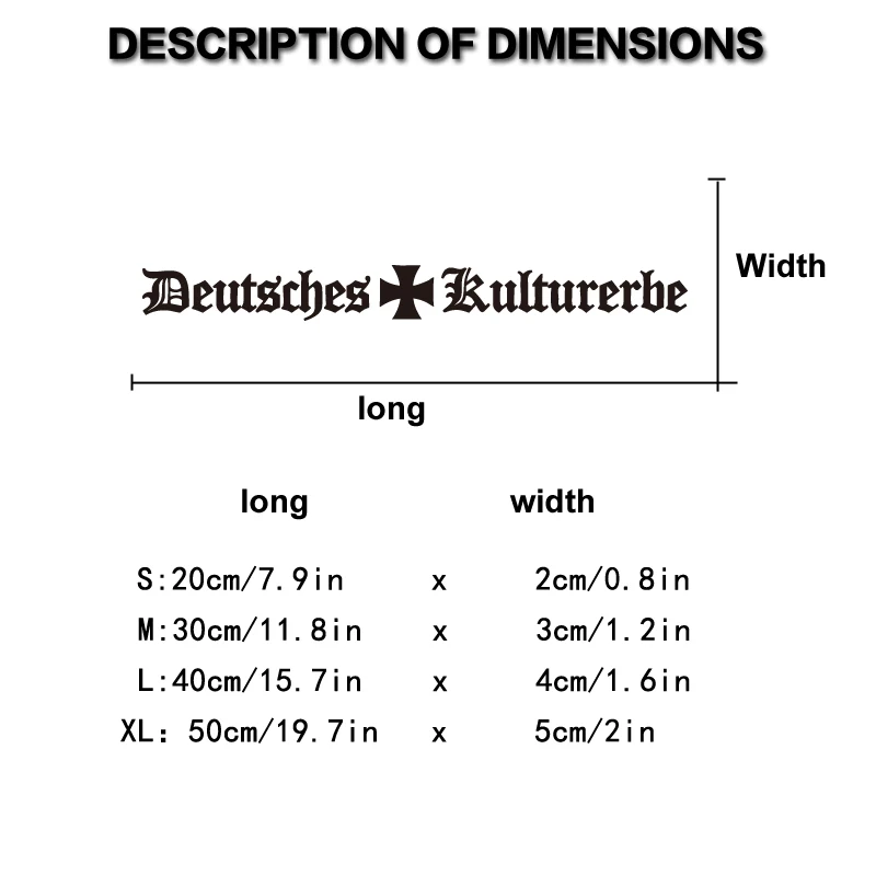 Picture 4: German culture car modification stickers, decorative car windows and rear windows, fun waterproof stickers
