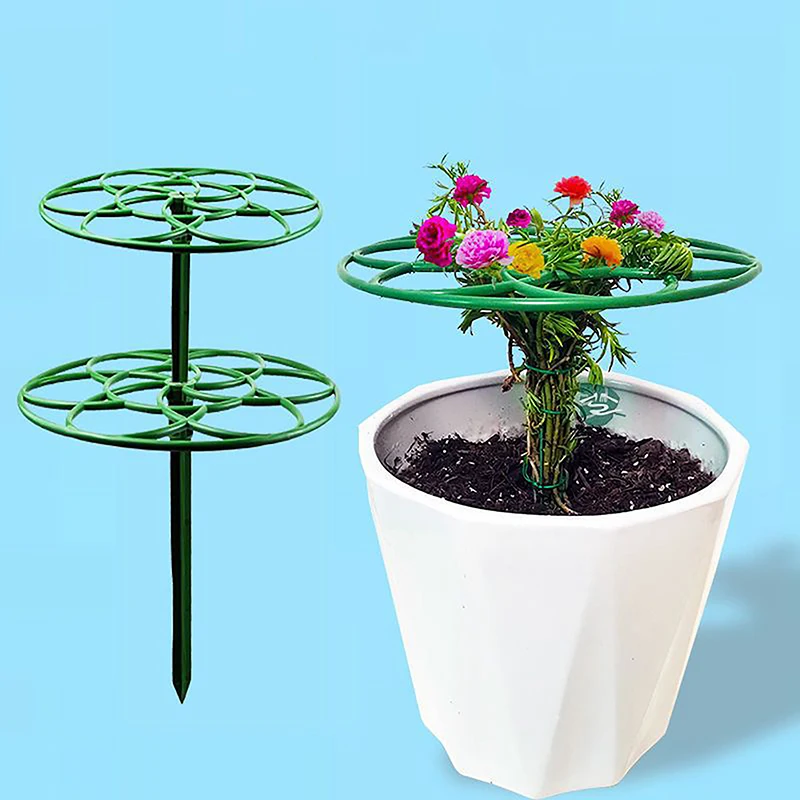 1Pc Plastic Garden Stackable Bonsai Climbing Frame Plant Cages Frame Plants Support Stand Climbing Vine Rack Gardening Supplies