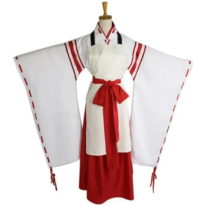 

2025 11, аниме Sewayaki Kitsune No The Helpful Fox-san Senko, карнавальный костюм, парик, хвост, уши, милое японское кимоно на Хэллоуин, Su