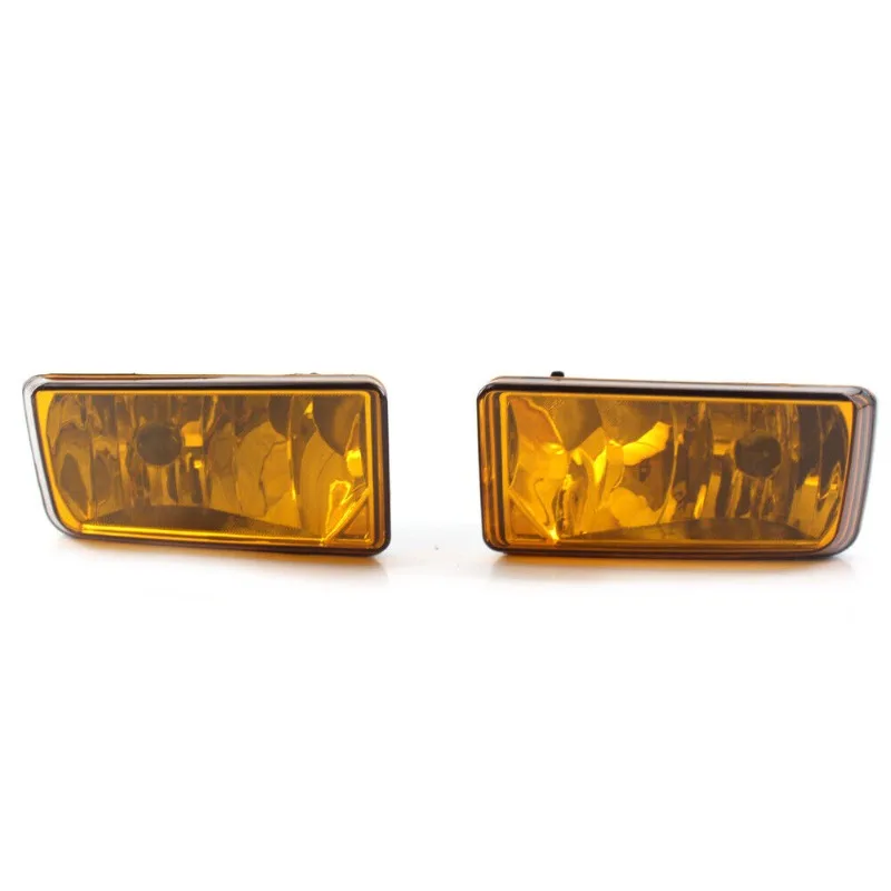 2pcs For 07-13 GM Chevy Silverado Crystal Fog Lights Front Bumper Fog Lights