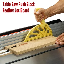 Table Saw Push Saw and Feather Nut Locator Board Tool Set Woodworking Accessories for Table Saw Circular Saw and Trim Routers