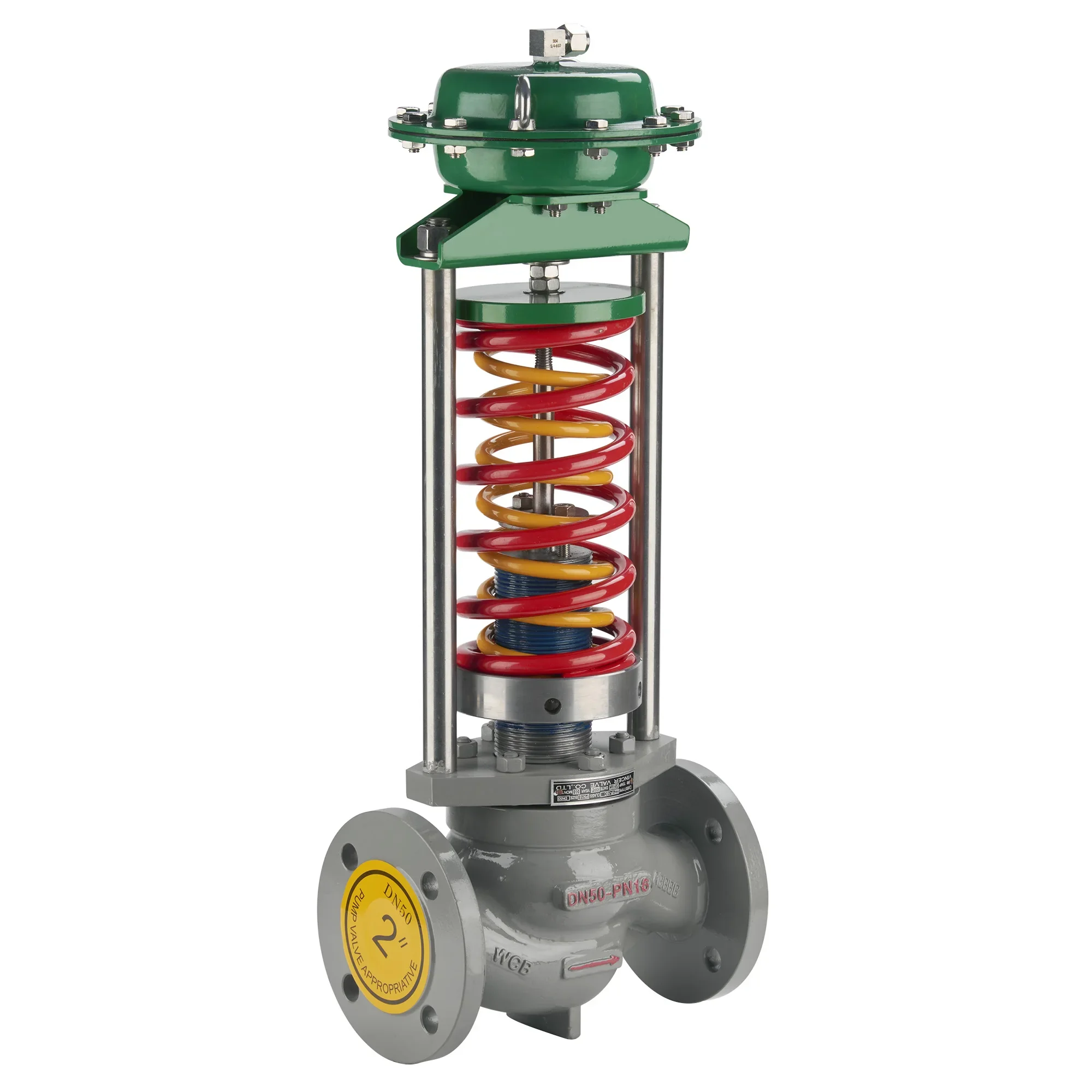 WCB/Stainless Steel DN25-DN300 PN6.3mpa Industry Pneumatic Self Operated Pressure Regulating Valve