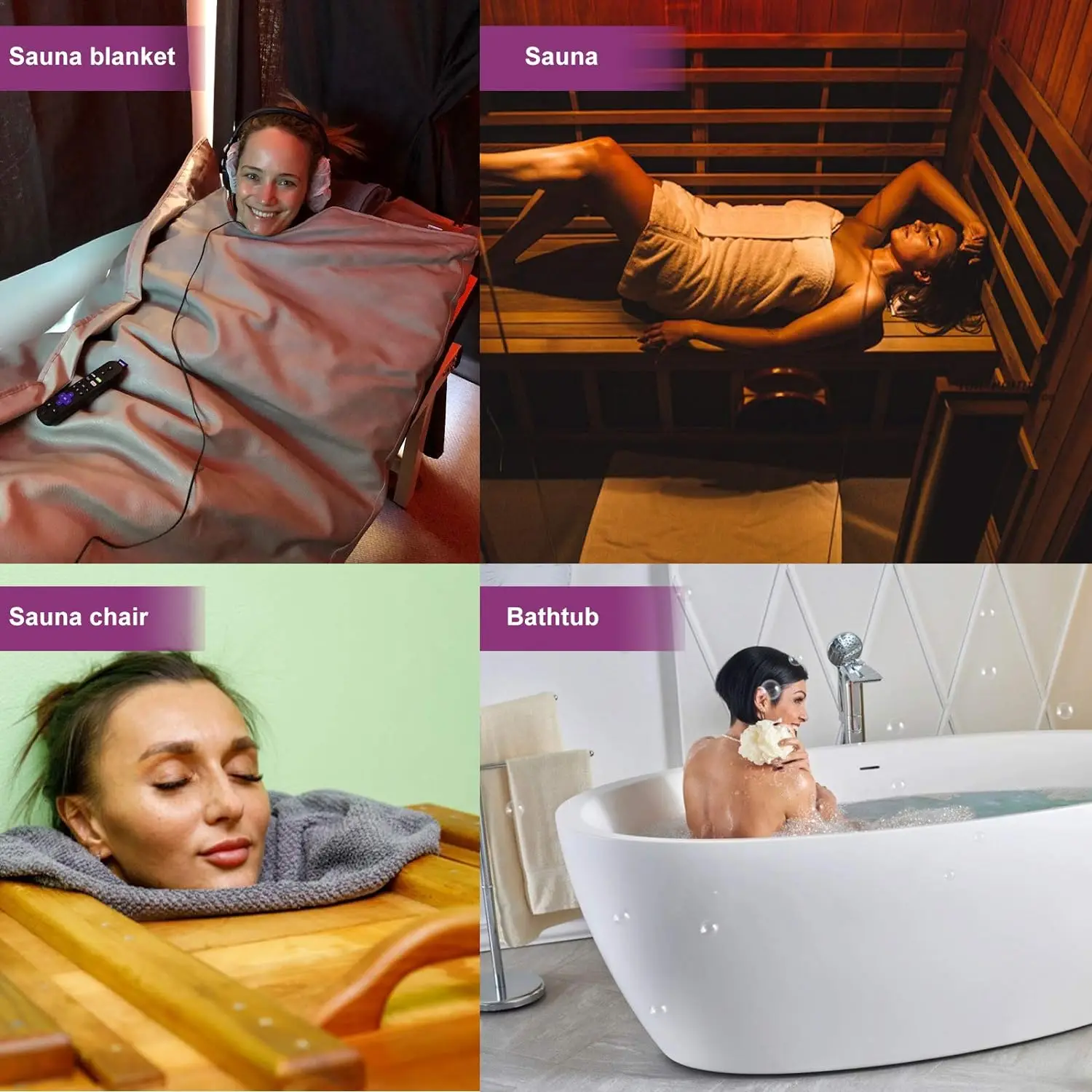 50PCS Disposable Plastic Sheeting for Body Wrap Used Inside a Far Infrared Sauna Blanket Sauna Bag Tool Relieve Stress 83x47inch - view 2