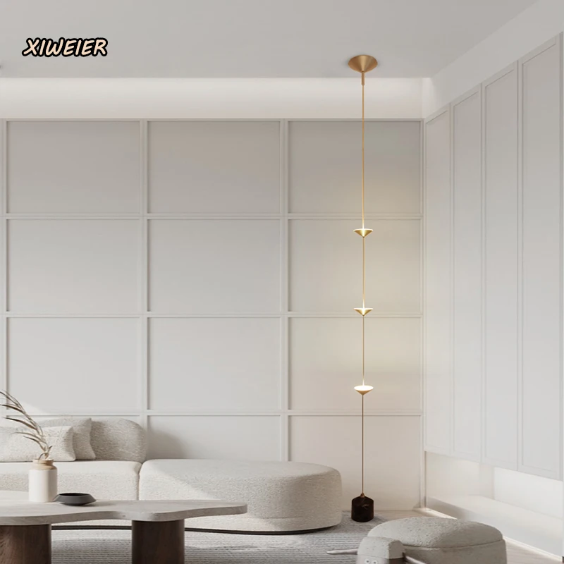 Designer Post-modern Marble Chandelier Interior Decoration Porch Living Room Lamp Minimalist Dining Room LED Ceiling Floor Lamp