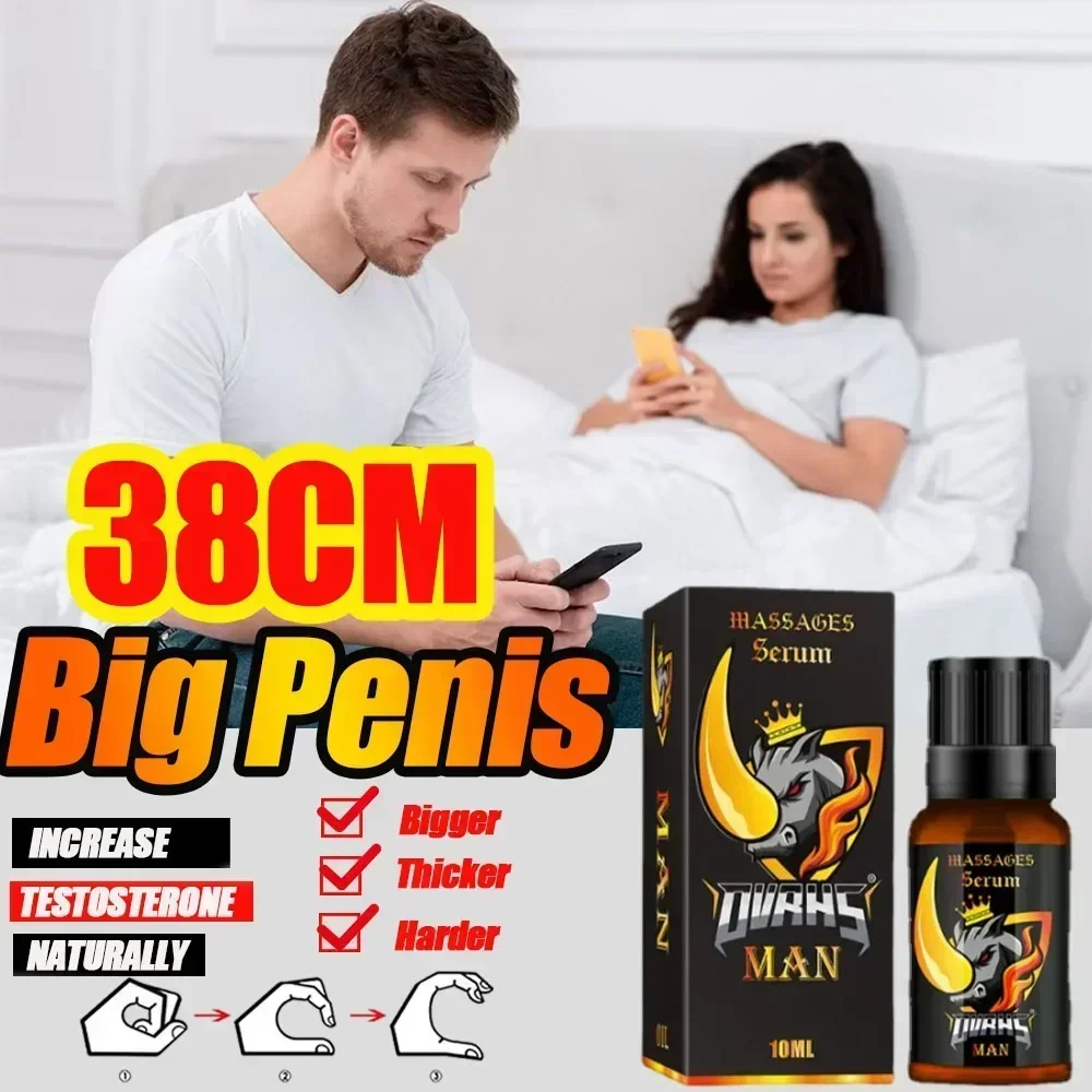 Penis Permanent Thickening Growth Man Massage Enlargement Oils Cock Erection Enhance Big Dick Enlarge Liquid Men XXL Enlargement