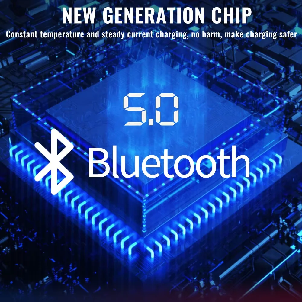 2026 New Bluetooth 5.0 Aux Handsfree Wireless Car Kit Dual Usb Car Charger Auto Radio Fm Modulator Mp3 Player Adapter image 6
