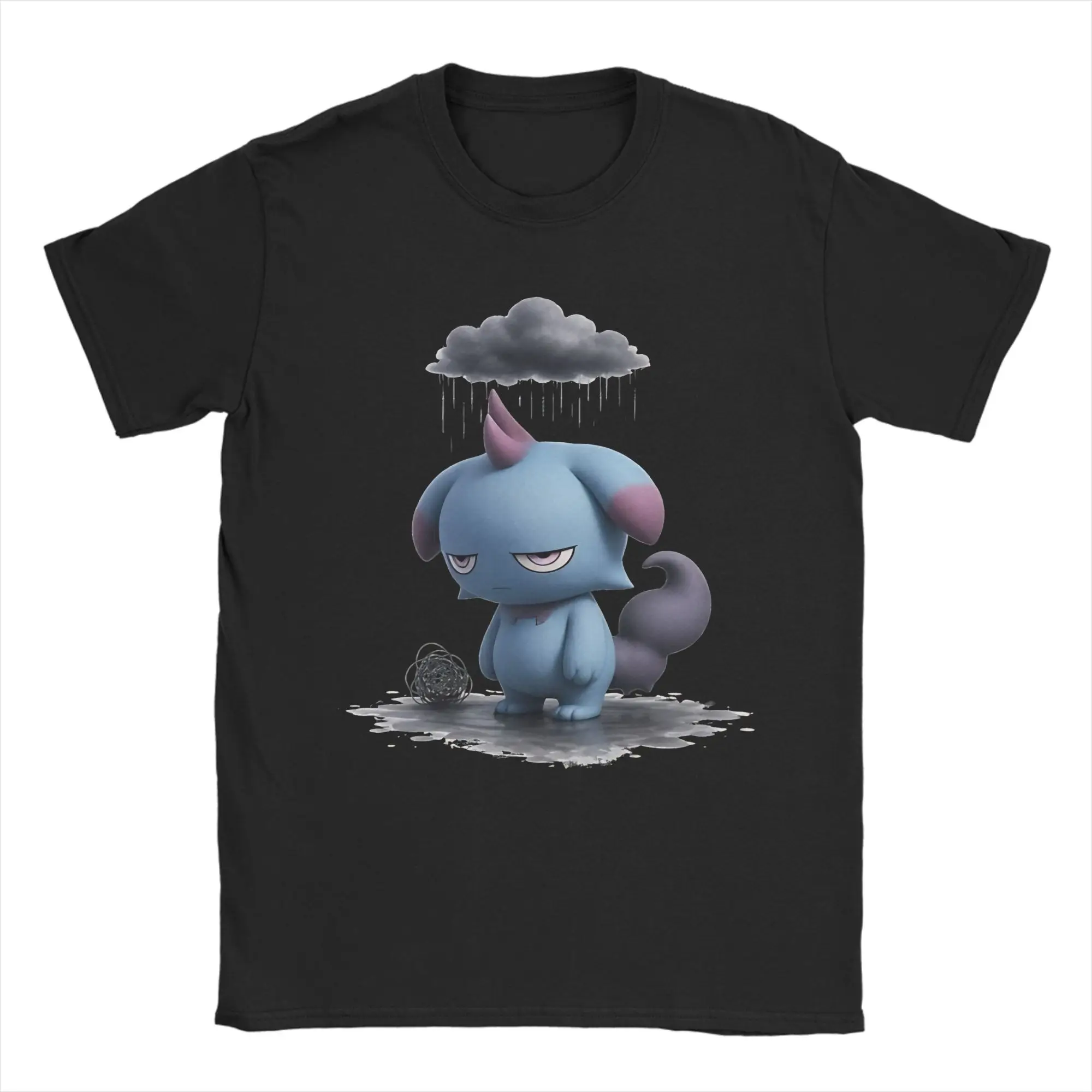 Depressos  Inspired  Tshirt Men Cotton Tops Funny  Round Neck Short Sleeve