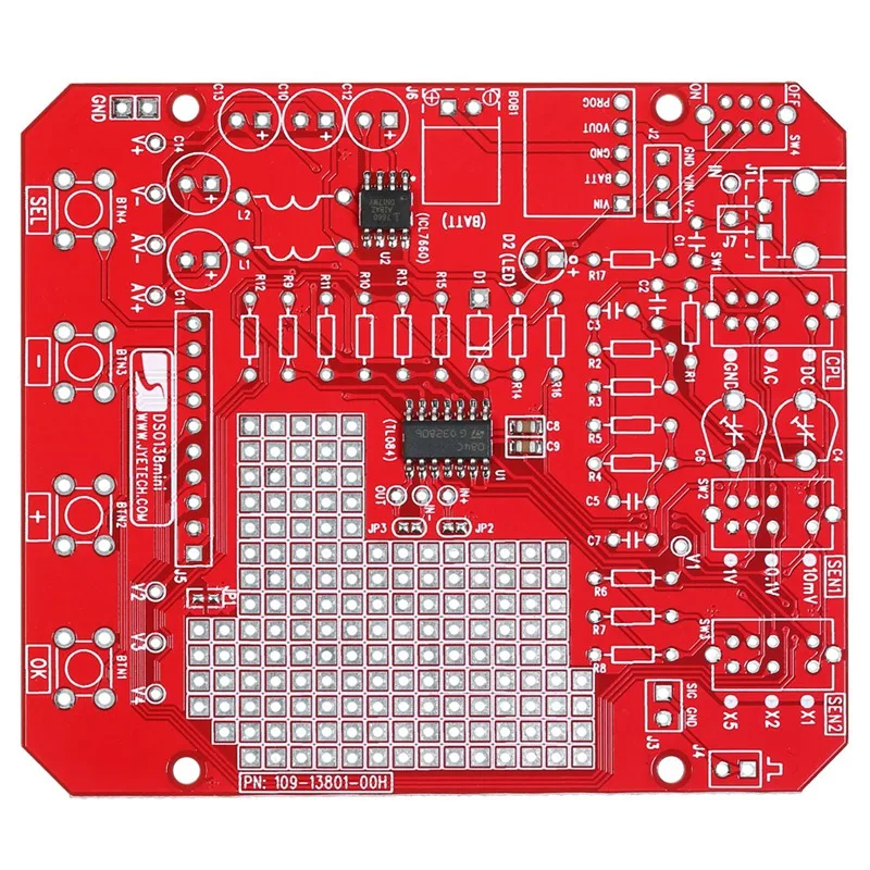 Nuevo Mini osciloscopio Digital Dso138 13805K, Kit Diy, piezas Smd, juego de aprendizaje electrónico presoldado, osciloscopios