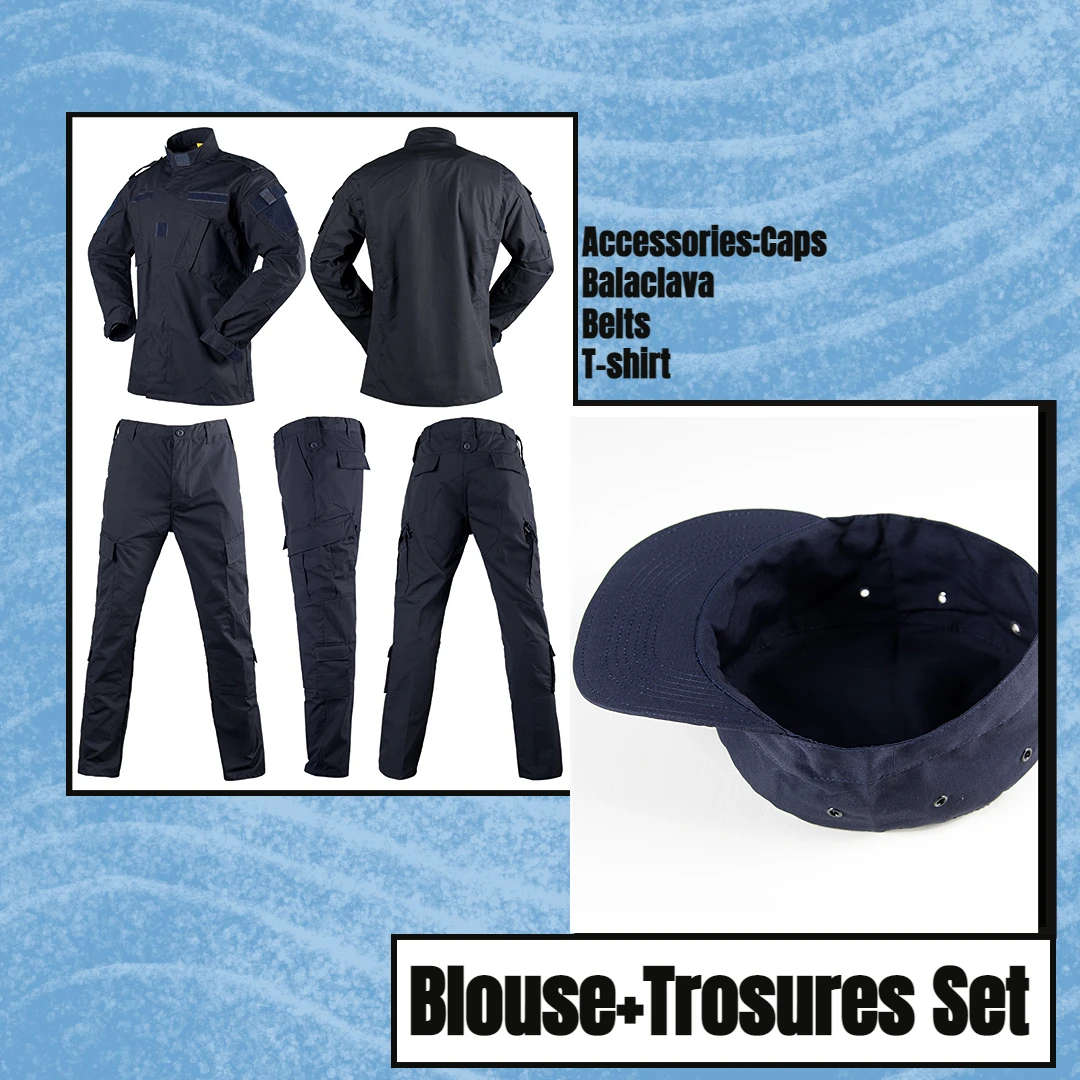 Navy Blue Workwear For Adule Unisex Uniform