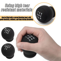 Gear Shift Knob Silicone Cover Gear Rod Protector Dustproof WaterProof Lever Handle Skin Nonslip Manual Shifter Universal