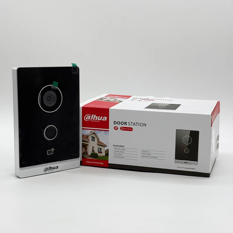 Dahua 2MP IP Villa Door Station VTO2211G-P-S2 PoE Two-way Talk Doorbell IR Night Vision Card/APP Unlock Video Intercom