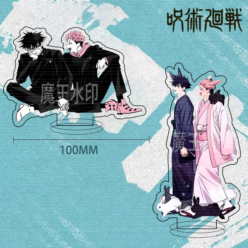 Anime Jujutsu Kaisen Satoru Gojo  Itadori Yuji Kugisaki Nobara Cosplay Acrylic Standing Sign Desktop Ornament  Delicacy  Ambitus