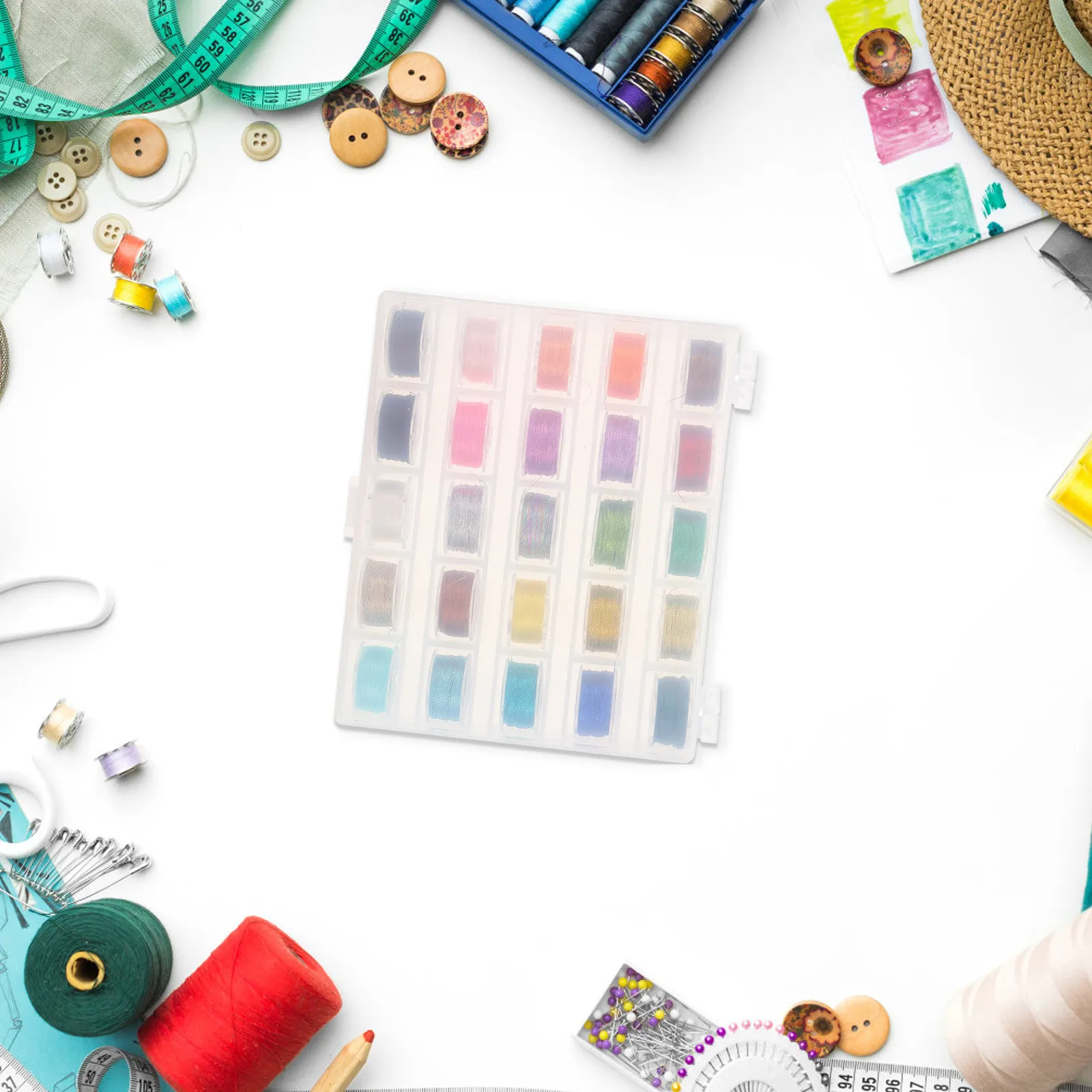 

25Pcs Embroidery Threads DIY Cross Stitch Thread Colorful Polyester Sewing Supplies Handmade Crafts Quilting Knitting