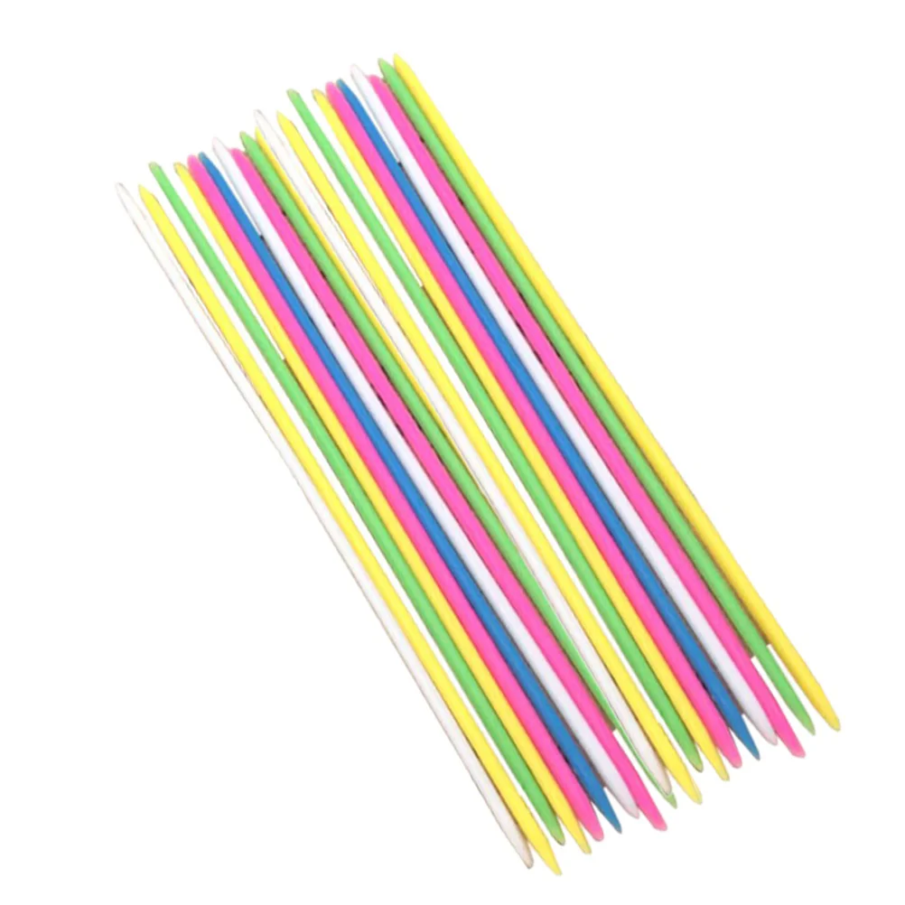 

30pcs Pick-up Sticks Parent-child Game Giant Pick Up Sticks Game Great Fun Game for All Ages(Mixed Color)