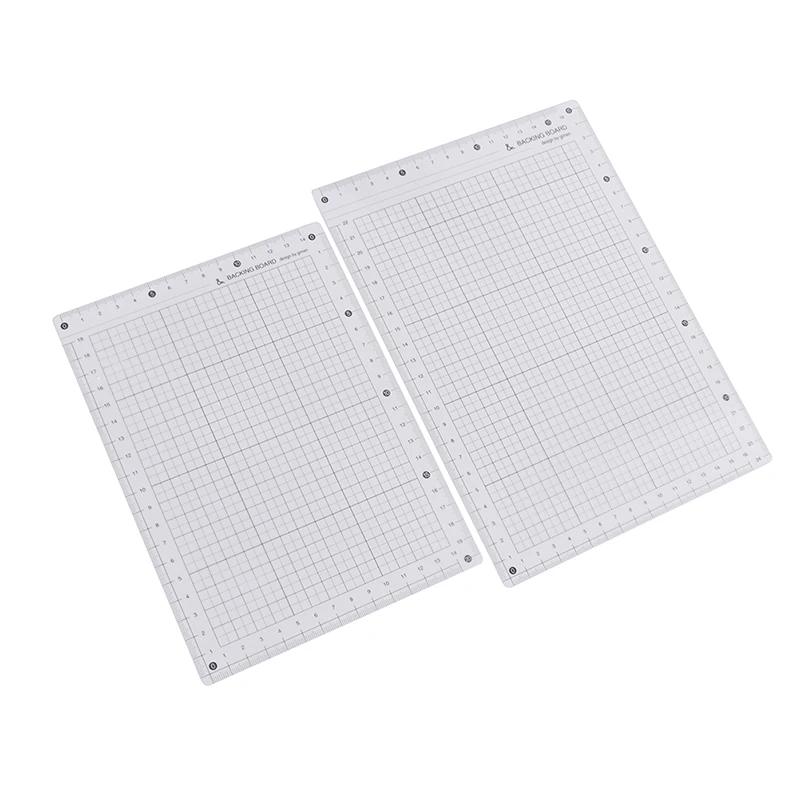 Transparent Ruler Board A4 B5 A5 Students Writing Desk Pad PVC Grid Sewing Cutting Mats Drawing Clipboard Measuring Supplies