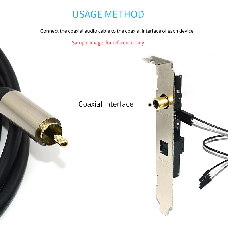 Coaxial Spdif Cable SPDIF Male to Male Coaxial cable