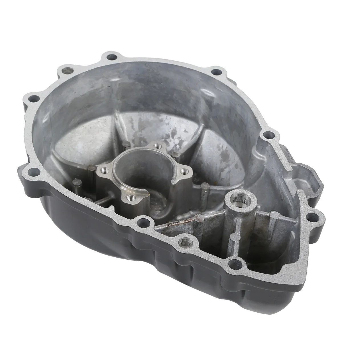 Black Engine Stator Cover Crankcase Fit For KAWASAKI Z750 2007-2012 Aluminum 07 08 09 10 11 12