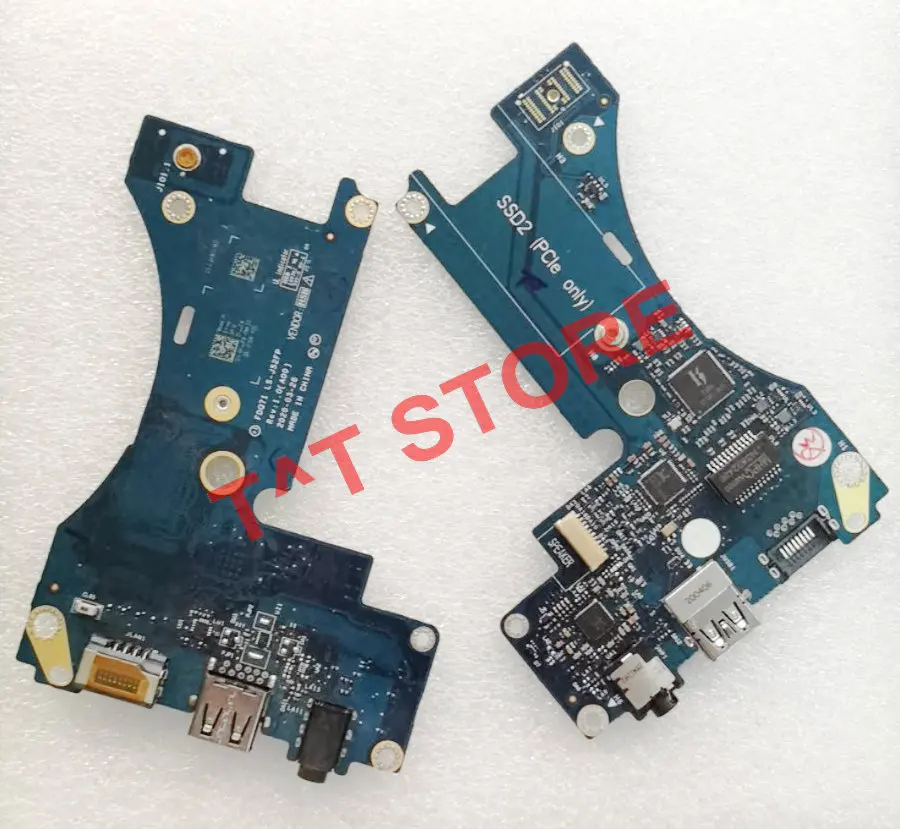 

Original For Dell Alienware M17 R3 USB Audio Ethernet Daughter Board LS-J52FP KJJCW Test Well Free Shipping