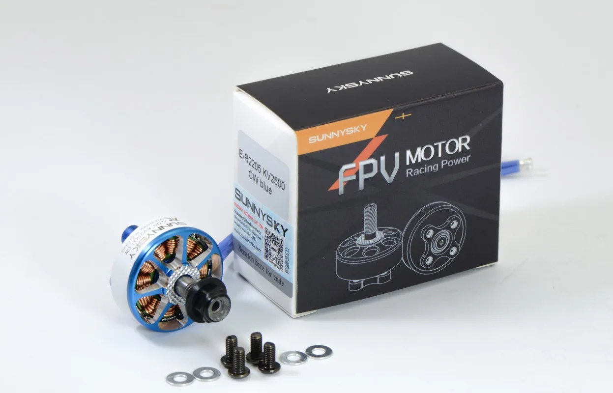 

Мотор Sunnysky E-R2205 Racing Power FPV KV2500 KV2300 с прямым и обратным вращением для аксессуаров для радиоуправляемых дронов