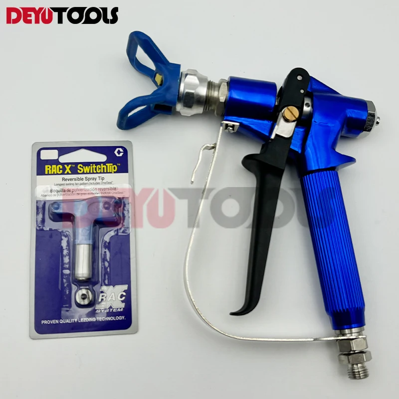 

3600PSI High Pressure Airless Paint Spray Gun 517 Spray Tip Nozzle Guard for Wagner Pump Sprayer Airless Spraying Machine