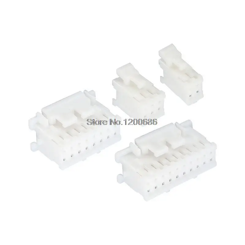 10PCS SPH2.0mm Housing Connector Female Double Row with Buckle SPH 2.0mm Connectors 2*2/3/4/5/6/7/8/10-20P