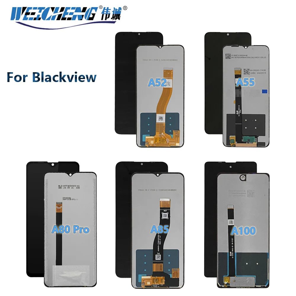 

For Blackview A85 A95 LCD Display Touch Screen Digitizer Assembly A70 A80 Pro A80 Plus A50 A52 A53 A55 A60 A90 A96 A100 A200 Pro