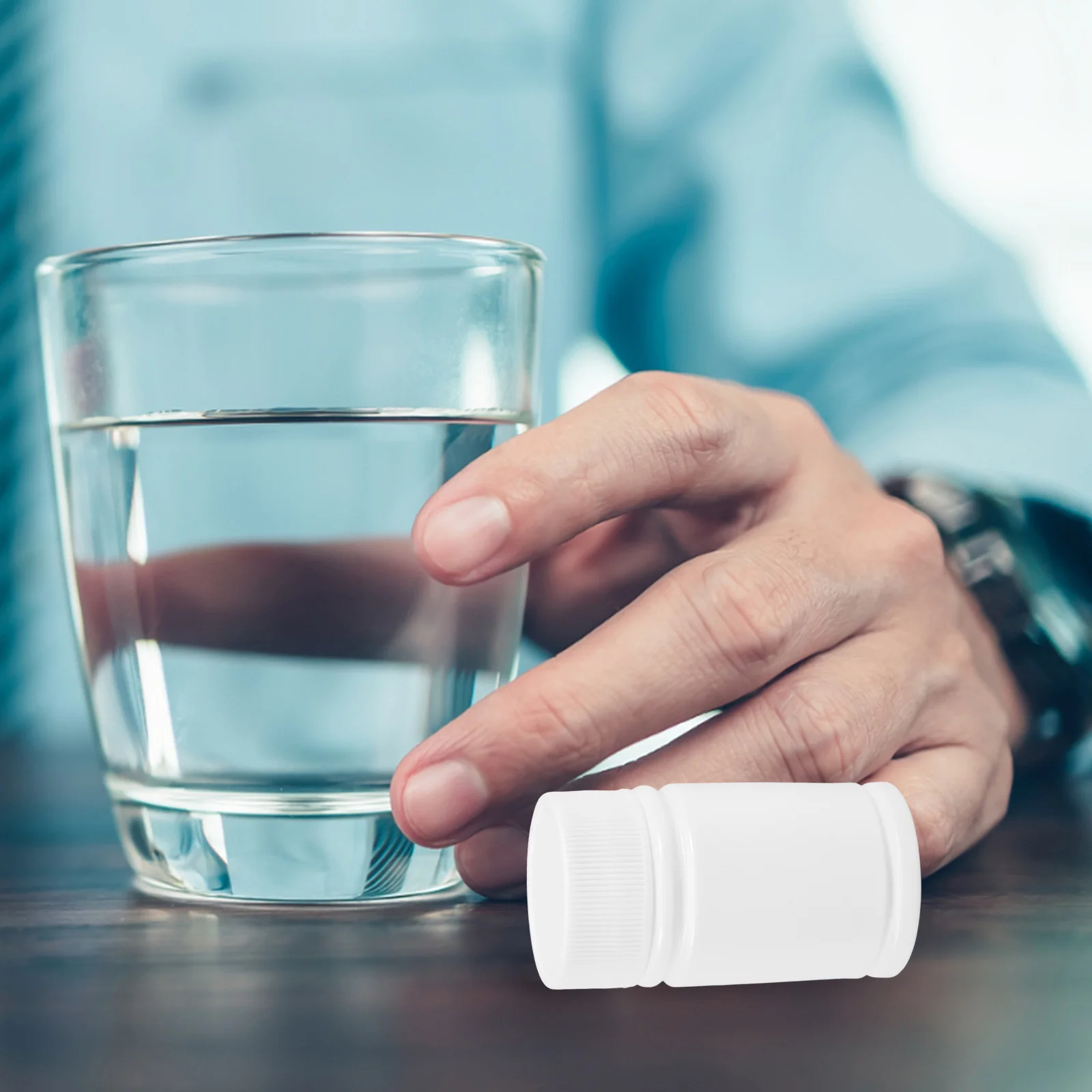 

20Pcs 20Ml Leakproof Sample Bottles Food Grade Hdpe Material with Foil Liner Caps for Supplements Medications Travel Home Use