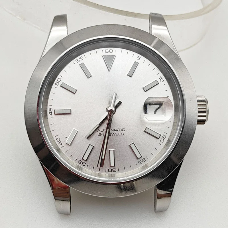 40MMMęski biznesowy zegarek wysokiej klasy 316L Obudowa zegarka ze stali nierdzewnej Kalendarz Okno DialNH35Zegarek z mechanizmem