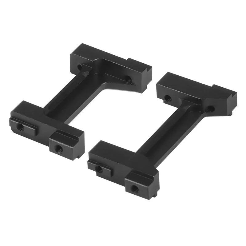 TRX4M Supporto per paraurti anteriore e posteriore in metallo Supporto per servo 9736 per parti di aggiornamento per auto cingolate TRX4M 1/18 RC, 2