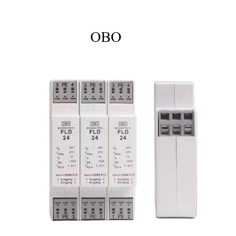 

Немецкий сетевой фильтр OBO FLD24V Аналоговый сетевой фильтр 4–20 мА RS485 Связь сети управления