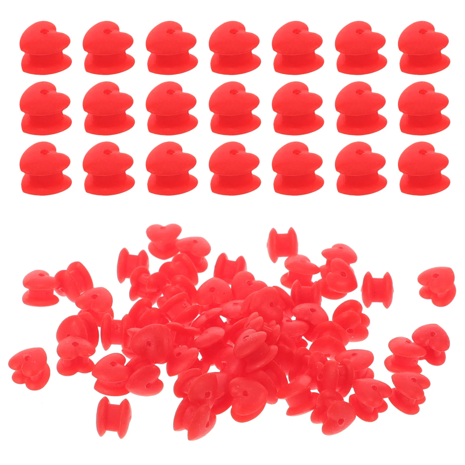 

50pcs Silicone Replacement Secure Locking For Heavy Studs Droopy Ears Pierced Earrings Accessories Jewelry Components Diy Making