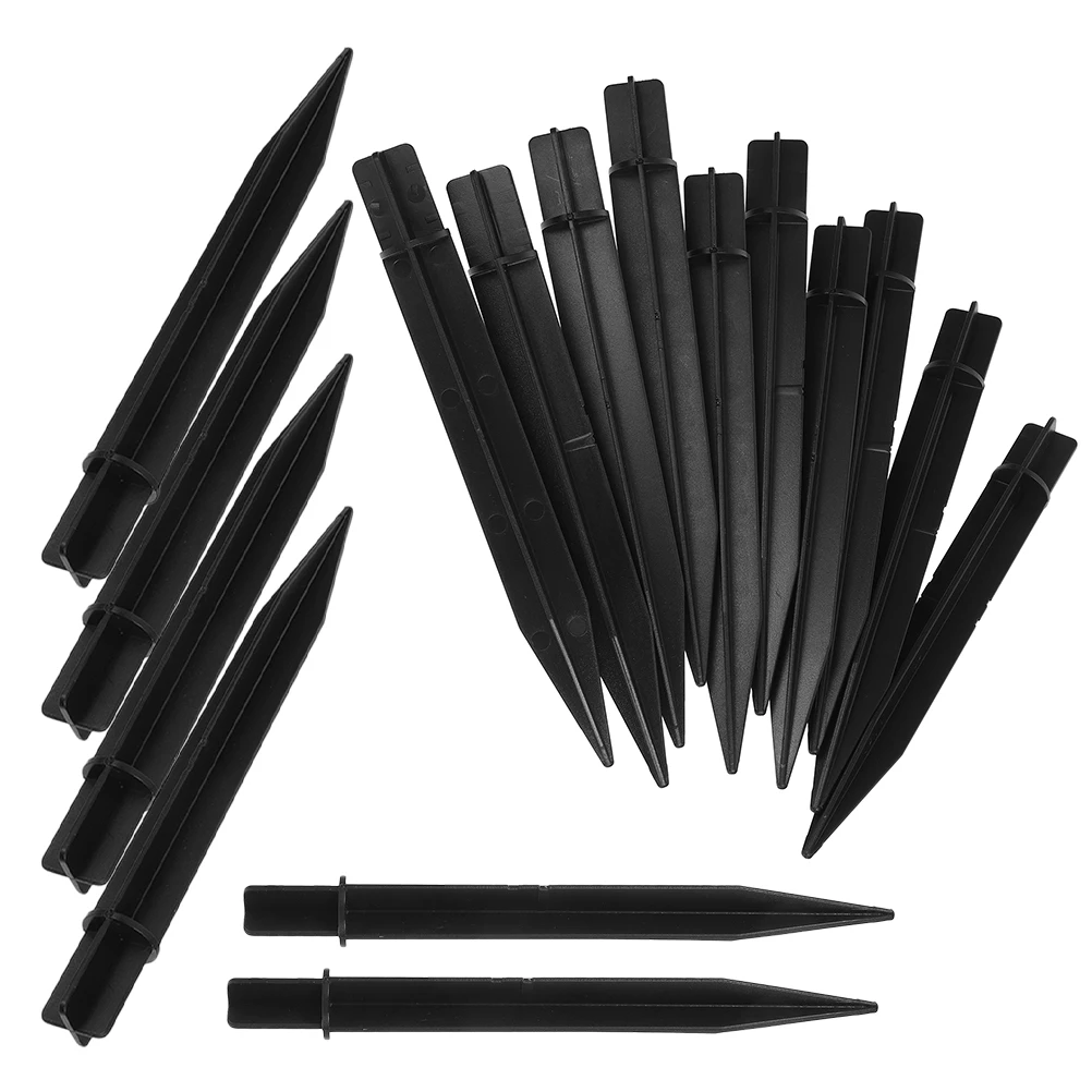 

8 Pcs Lawn Lamp Ground Pole Light Stakes Accessories Decoration Abs Garden Spikes