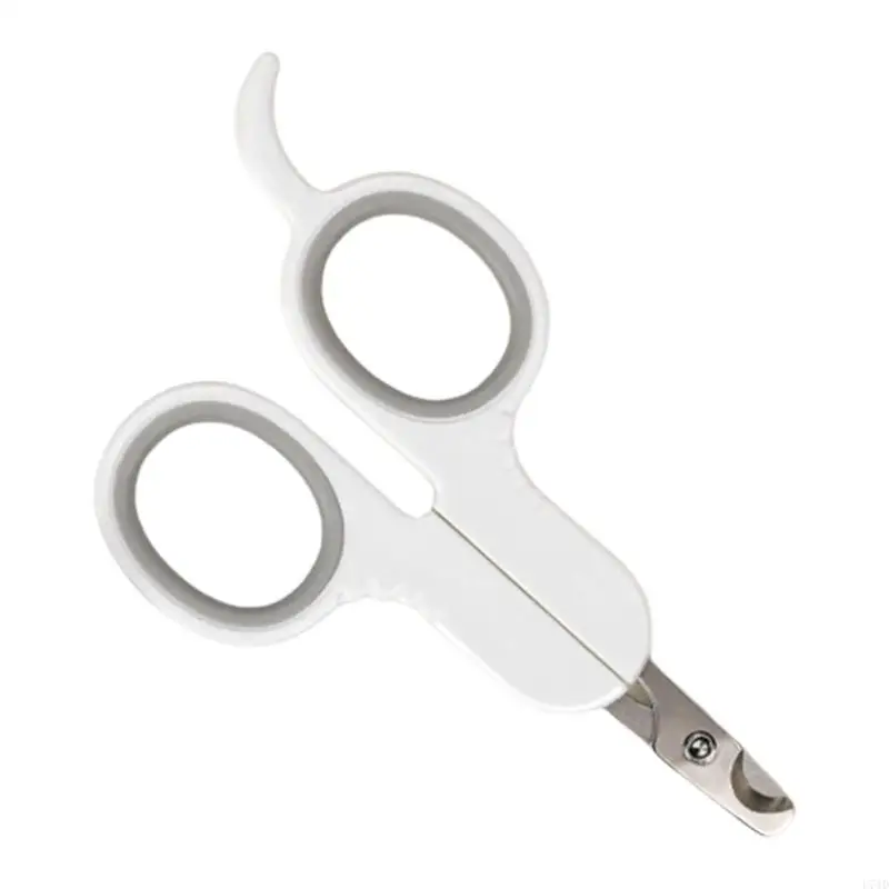 L74D مقص أظافر للحيوانات الأليفة، شفرة من الفولاذ المقاوم للصدأ، أداة تشذيب أظافر آمنة للكلاب والقطط