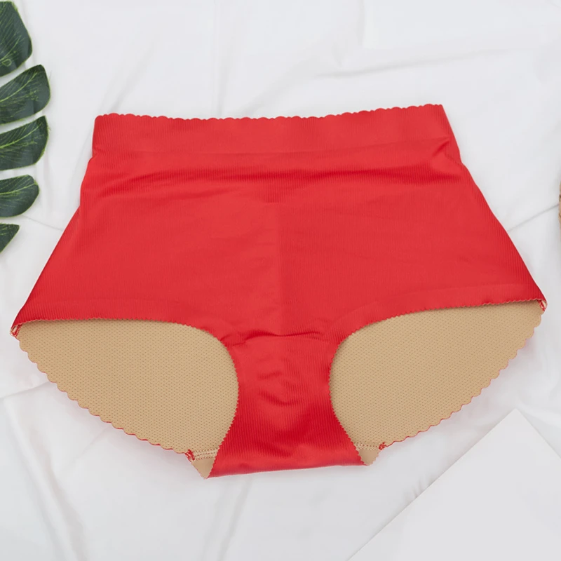 Sponge Pad Panties Butt Lifter Underwear One-piece Fake Butt Shaper Buttocks Enhancer Mid Waist Women Sexy Bubble Butt