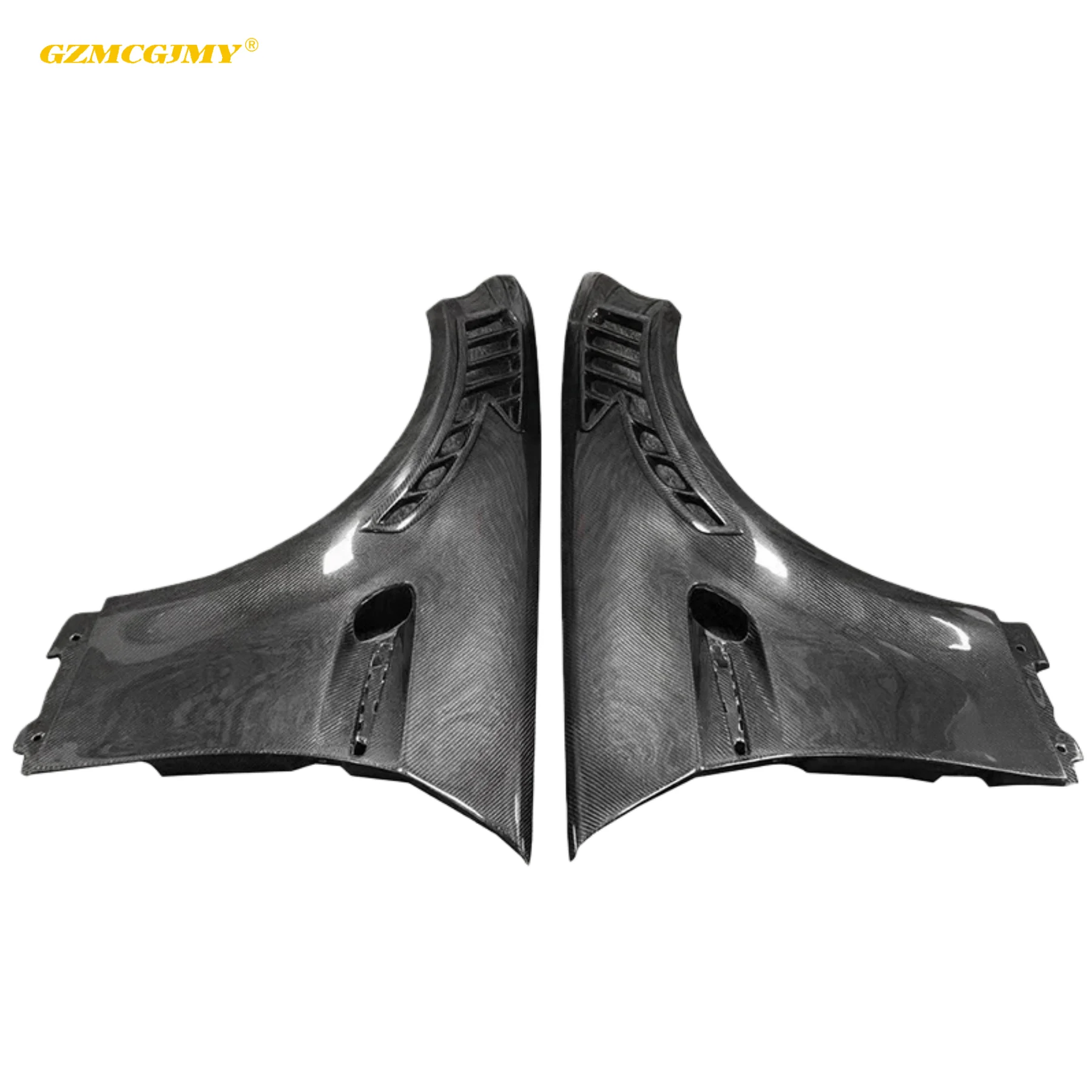 حاجز أمامي عالي الأداء من ألياف الكربون الحقيقية GT4-R-S مناسب لسيارات BMW 3 Series E90 E92 M3