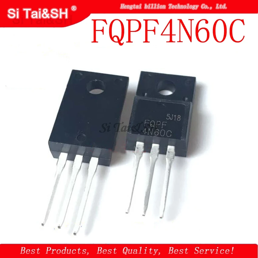 10pcs/lot FQPF4N60C   4N60C 4N60  Waterproof shell