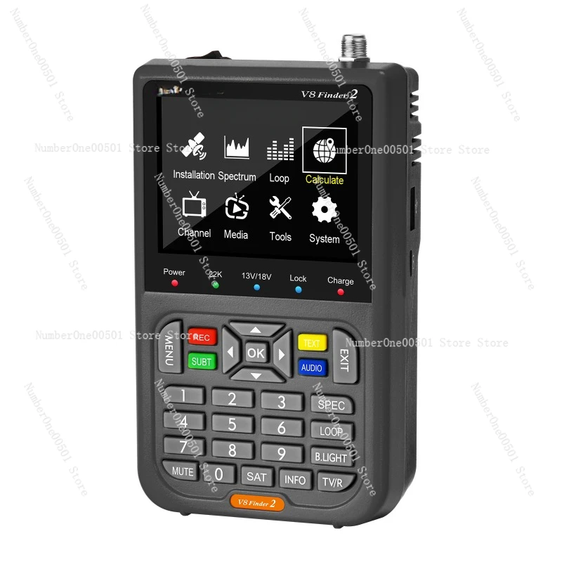 V8 Finder 2 meter DVB-S2/S2X H.265 Satellite Meter