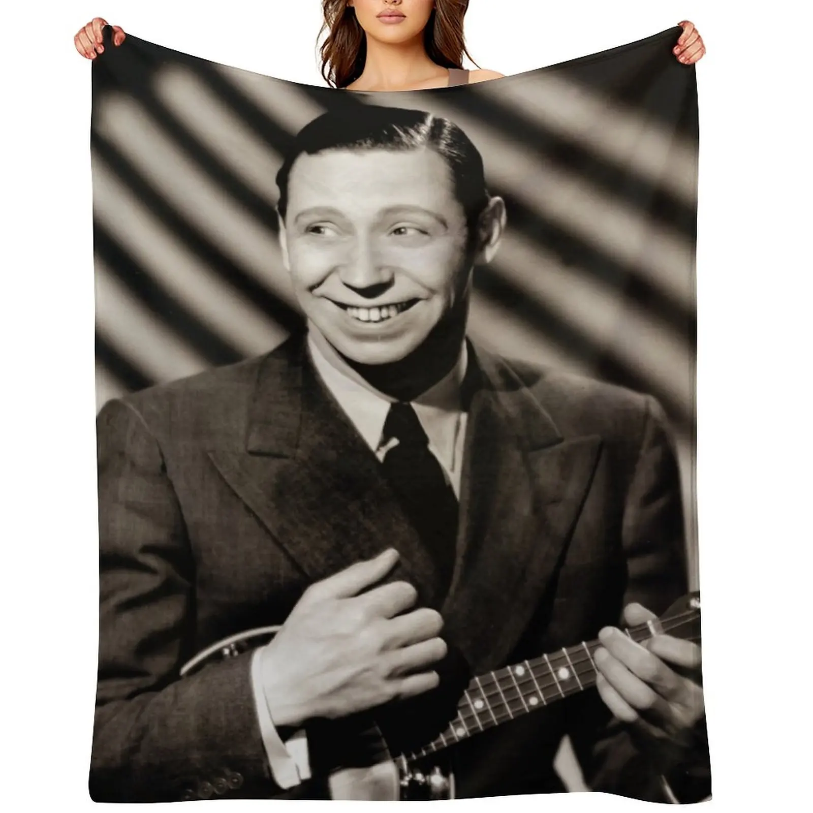 

George Formby Throw Blanket valentine gift ideas Softest For Baby Blankets For Baby Blankets