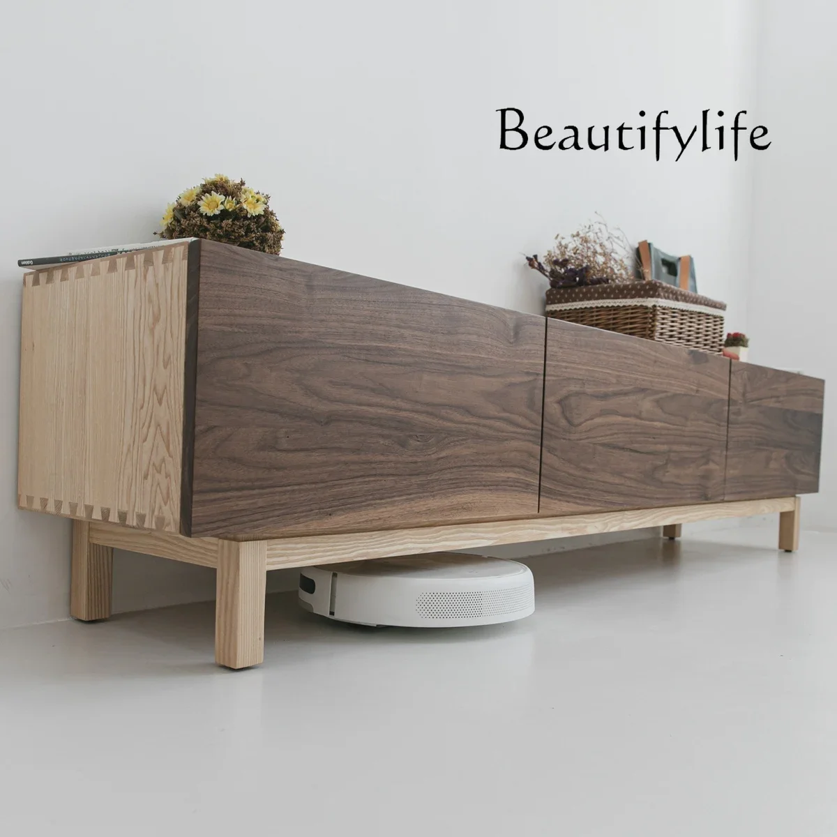 

home furniture all items American-Style Mid-Ancient TV Cabinet Home Simple House Silent Floor Cabinet