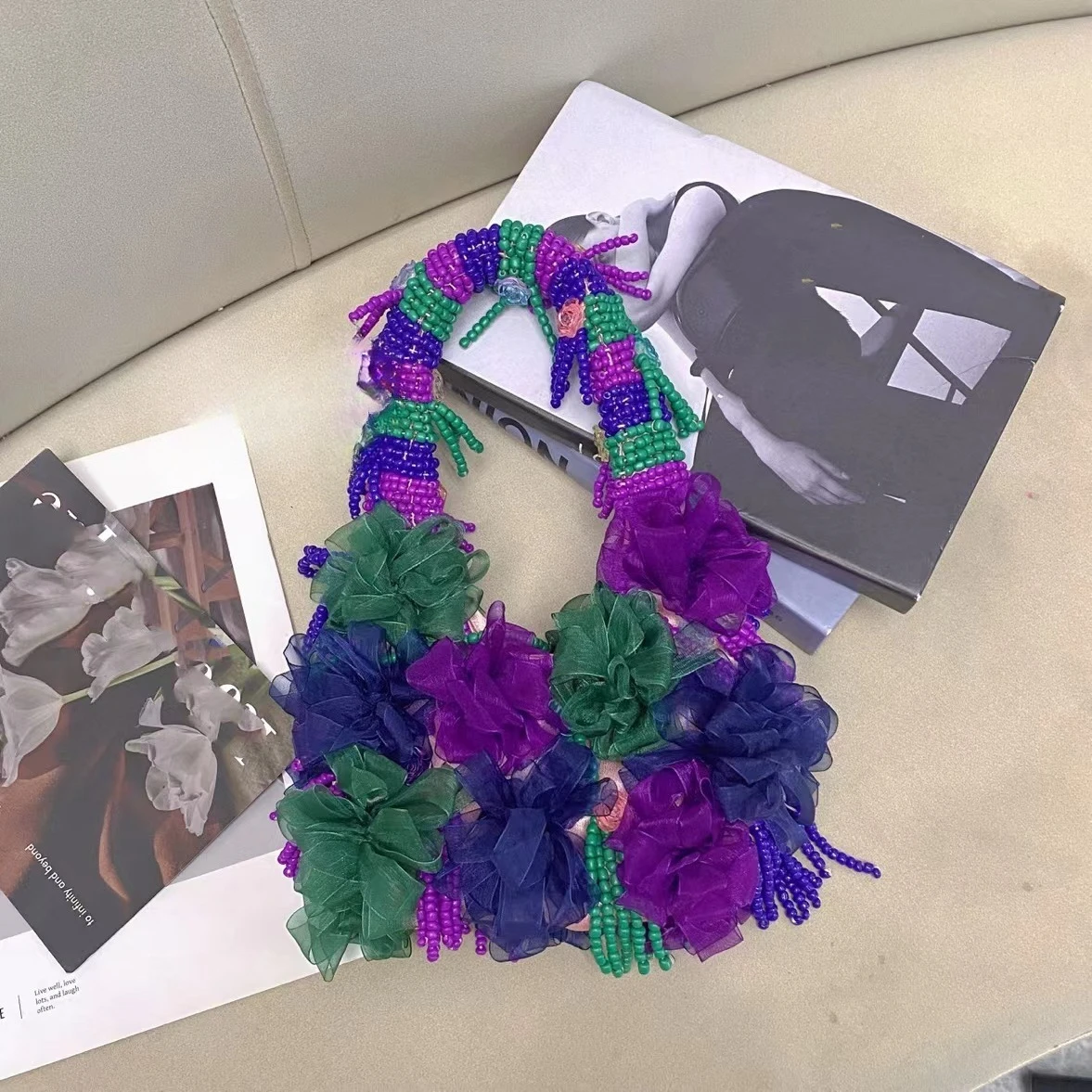 Purple fashion retro flower be - Ethnic Fashion Design review and price