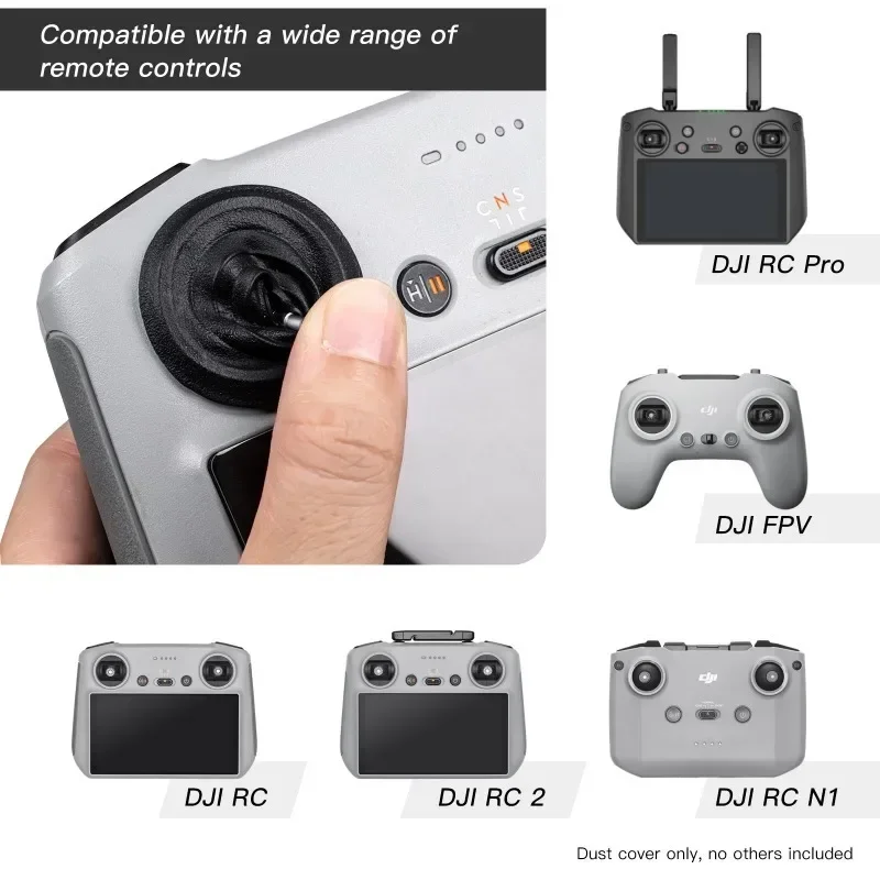 สําหรับรีโมทคอนโทรลป้องกันฝุ่น Thumb Rocker ฝุ่นกรณีป้องกันสําหรับ DJI Fpv/Mavic Air 2/mini/mini 2 อุปกรณ์เสริม