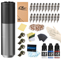 Tattoo Kit EZ Lancer Wireless Cartridge Tattoo Machine Pen Kit Portable Power 1600mAh LED Digital Display Tattoo Gun Kits Supply